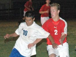 Tiger booters beat El Mo, 2-0 in SCL soccer showdown