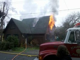 Home on Fitch Mountain burned