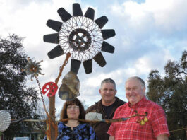 Community garden debuts new sculpture