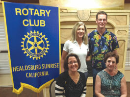 Healdsburg Sunrise Rotary honors four “super” teachers