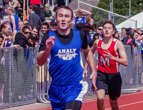 Running Tigers take on Healdsburg in SCL dual meet finale