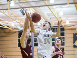 Jags cagers fall to third place; eye postseason tournaments