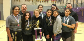 Lady Jaguars stay unbeaten in NBL wrestling