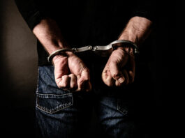 Healdsburg man convicted for assaulting police officers Handcuffs on suspect