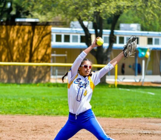 Lady Eagles softballers win three; stay in title hunt