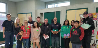 Gratitude presentation in Geyserville