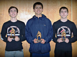 West county wrestlers garner awards