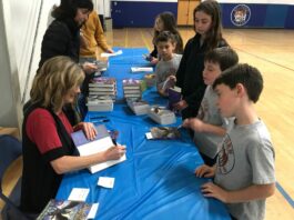 Published author visits St. John the Baptist Catholic School