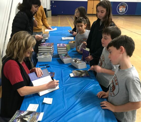 Published author visits St. John the Baptist Catholic School