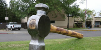 Part of purloined hammer returns