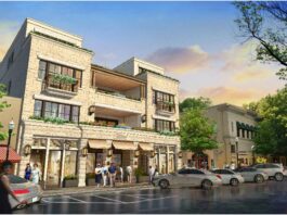 Planning commission mulls over design for four-story, mixed-use building