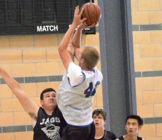 Eagles basketballers working hard during a busy off-season