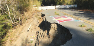 River area ponders washed-out roads and escape routes