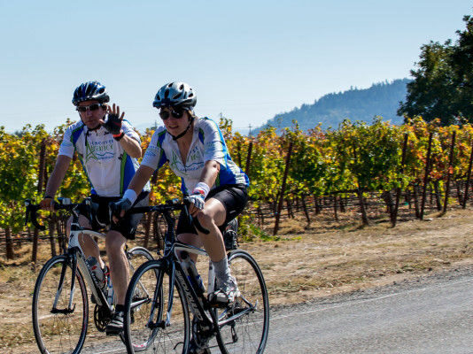 Asti Tour de Vine routes through Geyserville, Healdsburg