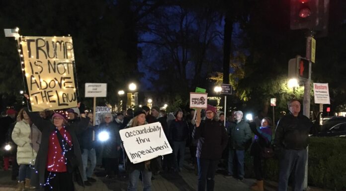 Plaza protest