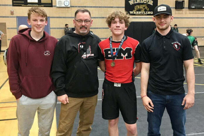 El Molino wrestling: Dimond and Wright