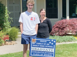 Yard signs honor the class of 2020