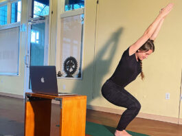 Local yoga and fitness centers go online