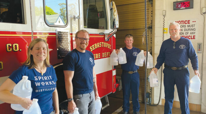Local distillers and herbalists make hand sanitizer to sell and donate
