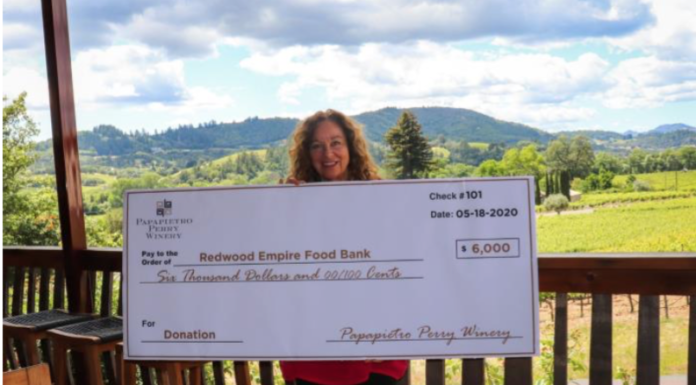 Local winery raises funds for Redwood Empire Food Bank