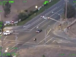 Suspect arrested for domestic violence after pursuit