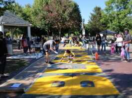 Making a mural