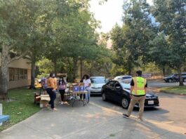 Local nonprofit distributes N95 masks, emergency preparedness info.