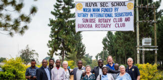 Rotary project helps get water to Tanzanian school