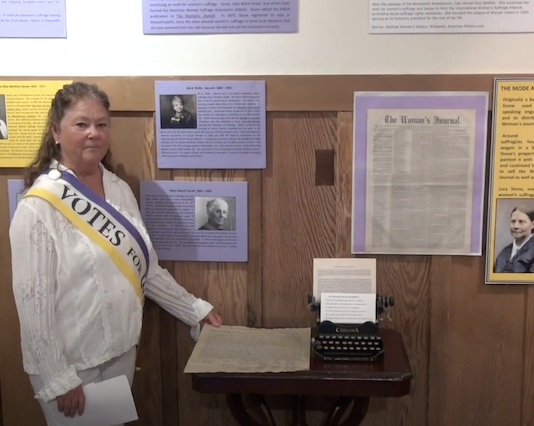 Exhibit explores west county’s suffragist history