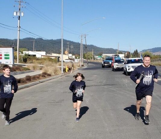 Cloverdale Torch Run, Nov. 4