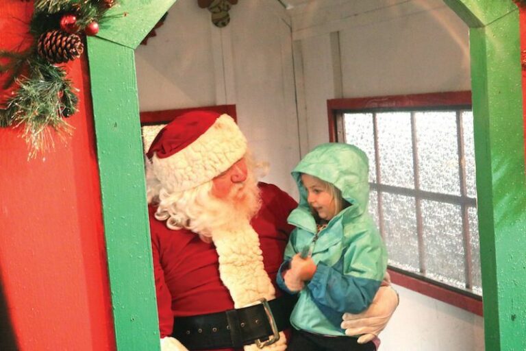 Santa’s going on a sleigh ride through town