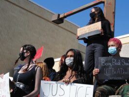 Youth protest in Sebastopol against Daunte Wright’s killing