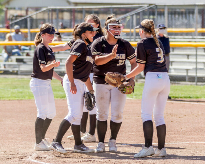 Windsor softball infield