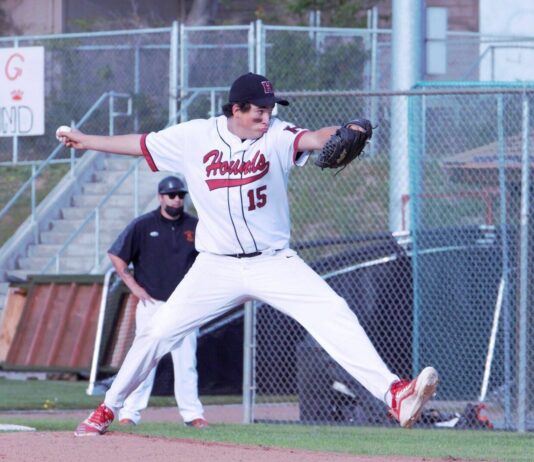 Hounds’ baseballers edge Piner in home finale, 6-4