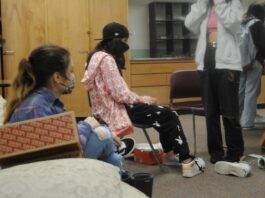 Laguna High students flex new shoes from nonprofit