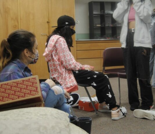 Laguna High students flex new shoes from nonprofit