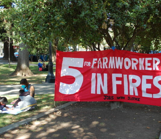Group heads to Healdsburg to advocate for better working conditions for farmworkers