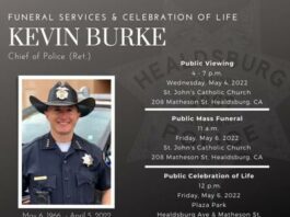 former Healdsburg Police Chief Kevin Burke