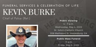 former Healdsburg Police Chief Kevin Burke