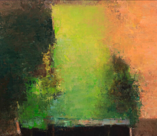 Elena Zolotnitsky’s 30”x30” painting
