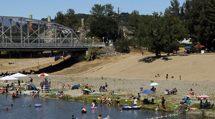 Healdsburg Veterans Memorial Beach will be accessible during daylight hours.