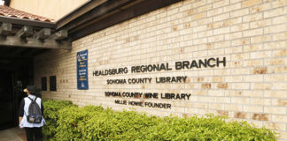 Library entrance