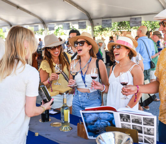 Wine Tasting from Plaza to Parking Lot