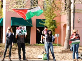 Gaza War Protesters at General Dynamics