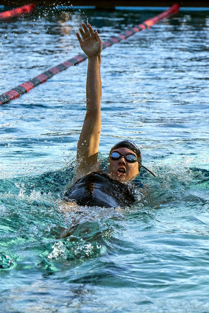 Backstroke Swimmer