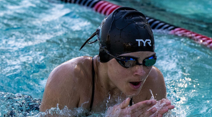 Breastroke swimmer
