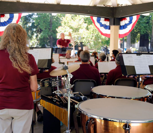 Healdsburg Happenings, May 30 Community Band on stage