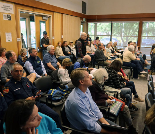 Public at Healdsburg City Council meeting