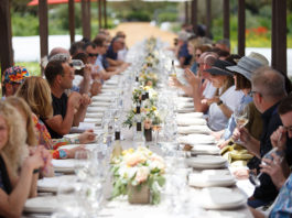 Table set for luxe lunch