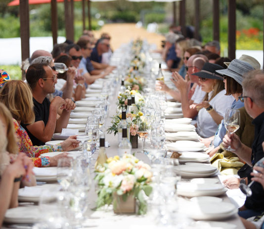Table set for luxe lunch